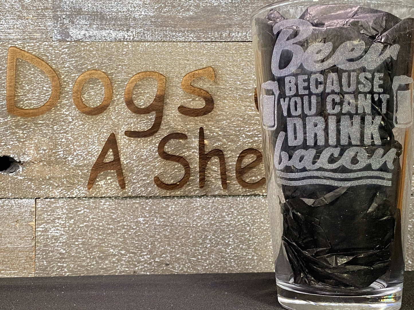 Beer because Pint Glass