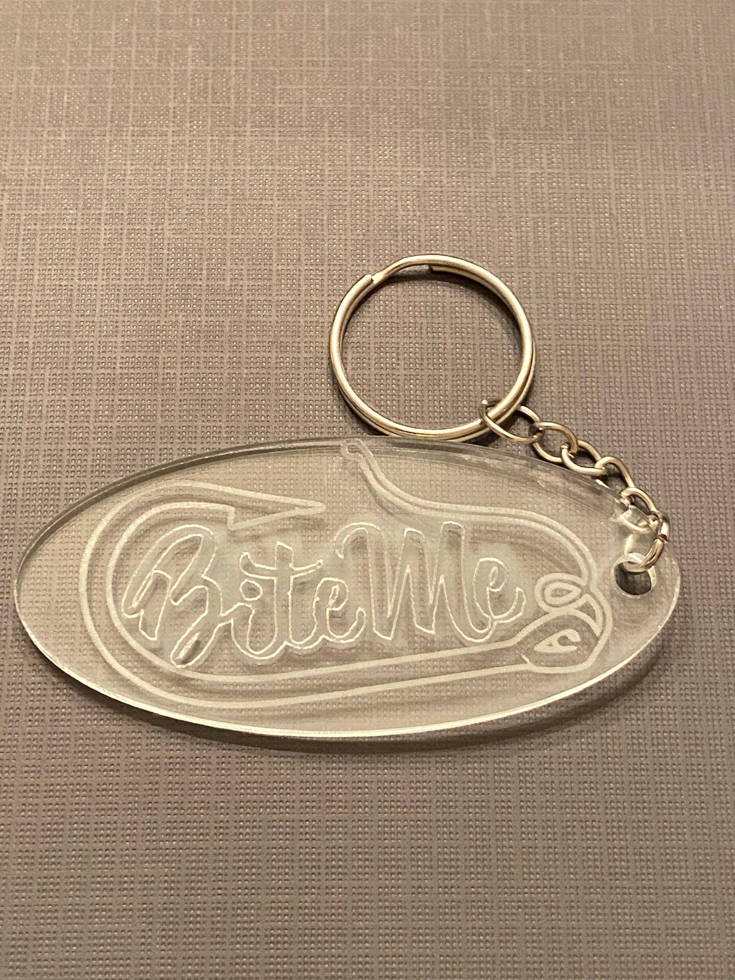 Bite Me Key Ring