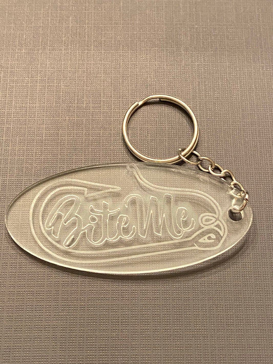 Bite Me Key Ring