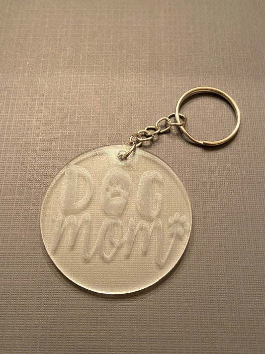 Dog Mom Key Ring