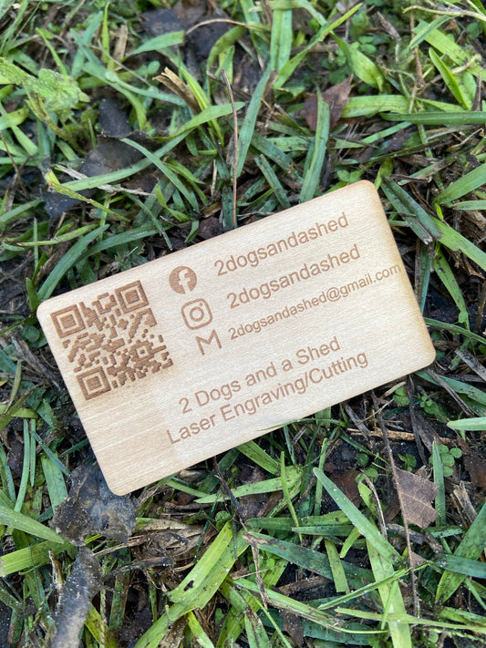 Wood Business Cards